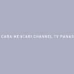 Cara Mencari Channel TV Panasonic