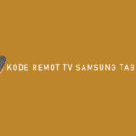 Kode Remot TV Samsung Tabung