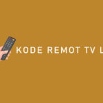 Kode Remot TV LG