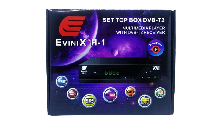 Set Top Box TV Digital Terbaik DVB Evinix H1 Skybox