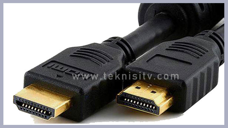 Menggunakan Kabel HDMI