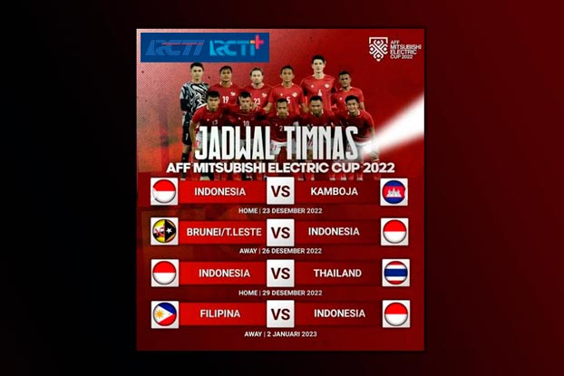 jadwal timnas Indonesia Piala AFF 2022