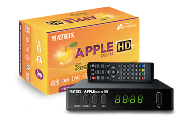 STB Matrix Apple DVB T2 Kuning