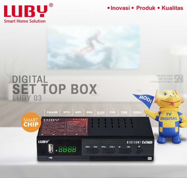 Set Top Box Luby DVB T2 03